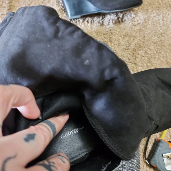 George Black High Calf Boots - Picture 2 of 9